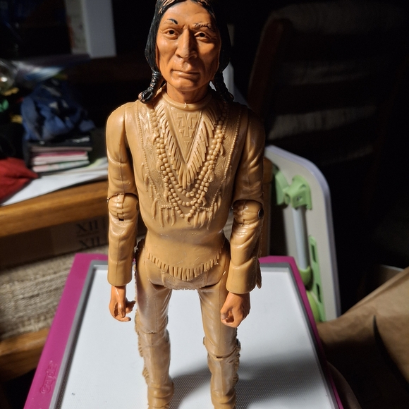 Marx Other - Native American Action Figure - Tan